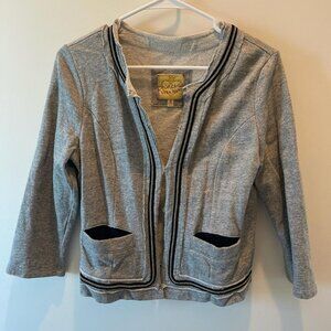 Princess Vera Wang Gray Cardigan with Chain Details Medium